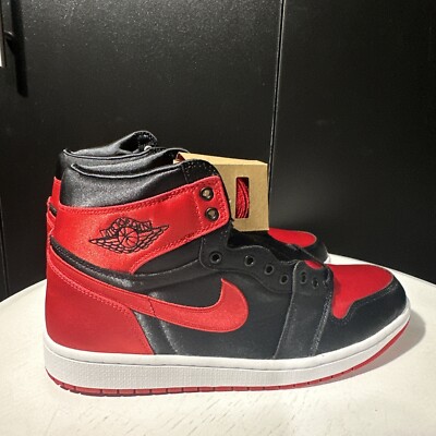 New Nike Air Jordan Retro Hi OG Satin Bred Size