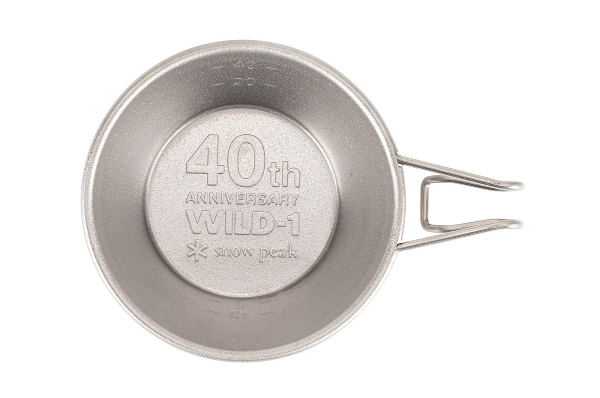 Snow Peak Limited Titanium Mini Sierra Cup WILD-1 40th
