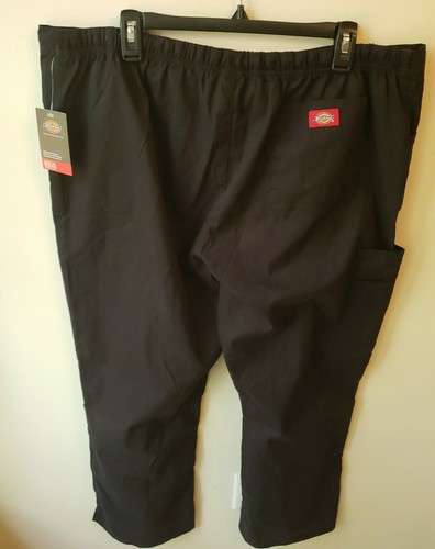 Dickies EDS Essentials Women's Tapered Leg Pull-On Scrub Pants 86106 Black XL - 第 7/10 張圖片