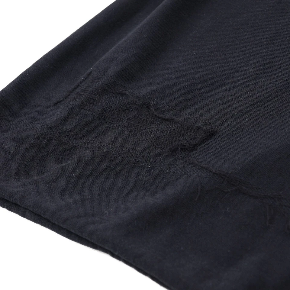 Camisa Kiton KNT Avant-Garde Larga Delgada Calce Drapeado Negra Algodón XL NUEVA CON ETIQUETAS Foto 4 de 4