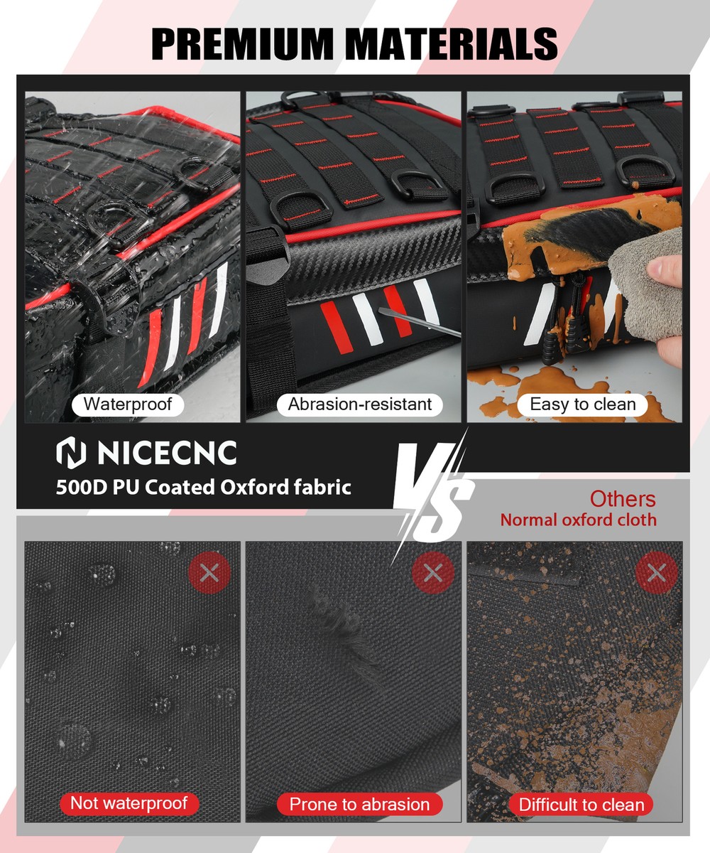 Dirt Bike Rear Fender Tool Bag For Enduro Yamaha YZ250FX IT250