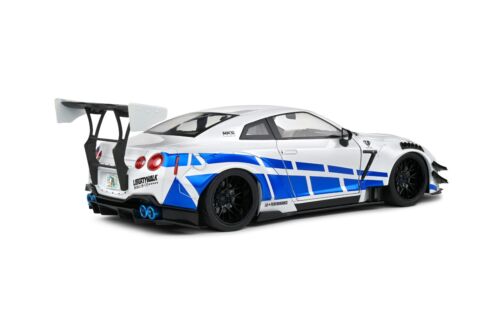 NISSAN GT-R R35 LIBERTY WALK BODY KIT Paul Tribute Solido Die Cast 1/18 S1805816 - Foto 5 di 9