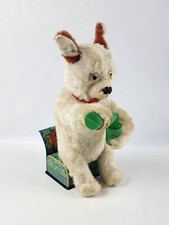 Vintage 60Yonezawa Japan Battery Op Dog Drinking / Pouring Milk Working w/ video