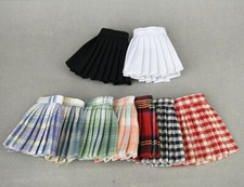 1/6 Puppen Zubehör Kleidung für 11,5" Puppenoutfits Faltenrock Studentenrock
