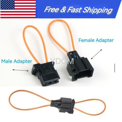 MOST System Diagnostic Kit Fiber Optic Loop Bypass Male & Female Plug Φ1.0 -r