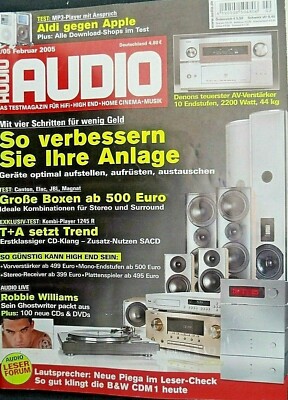AUDIO 2/05,DENON AVC  A1 XV,NAD C 162,272,RESTEK MINI PRE,AMP,RIA,THORENS TD 240