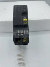Square D QOB GFCI 25A Two Pole Breaker Take Out Never Used