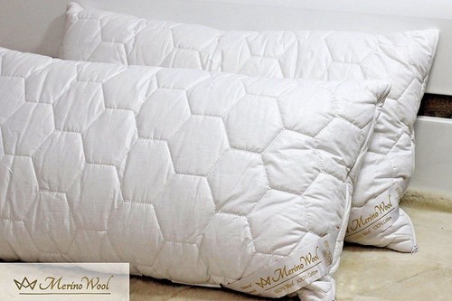 Merino Wool Duvet quilt 140/200 cm 500gsm 10 tog SINGLE BED + 1 x pillow 45/75cm - Afbeelding 6 van 6