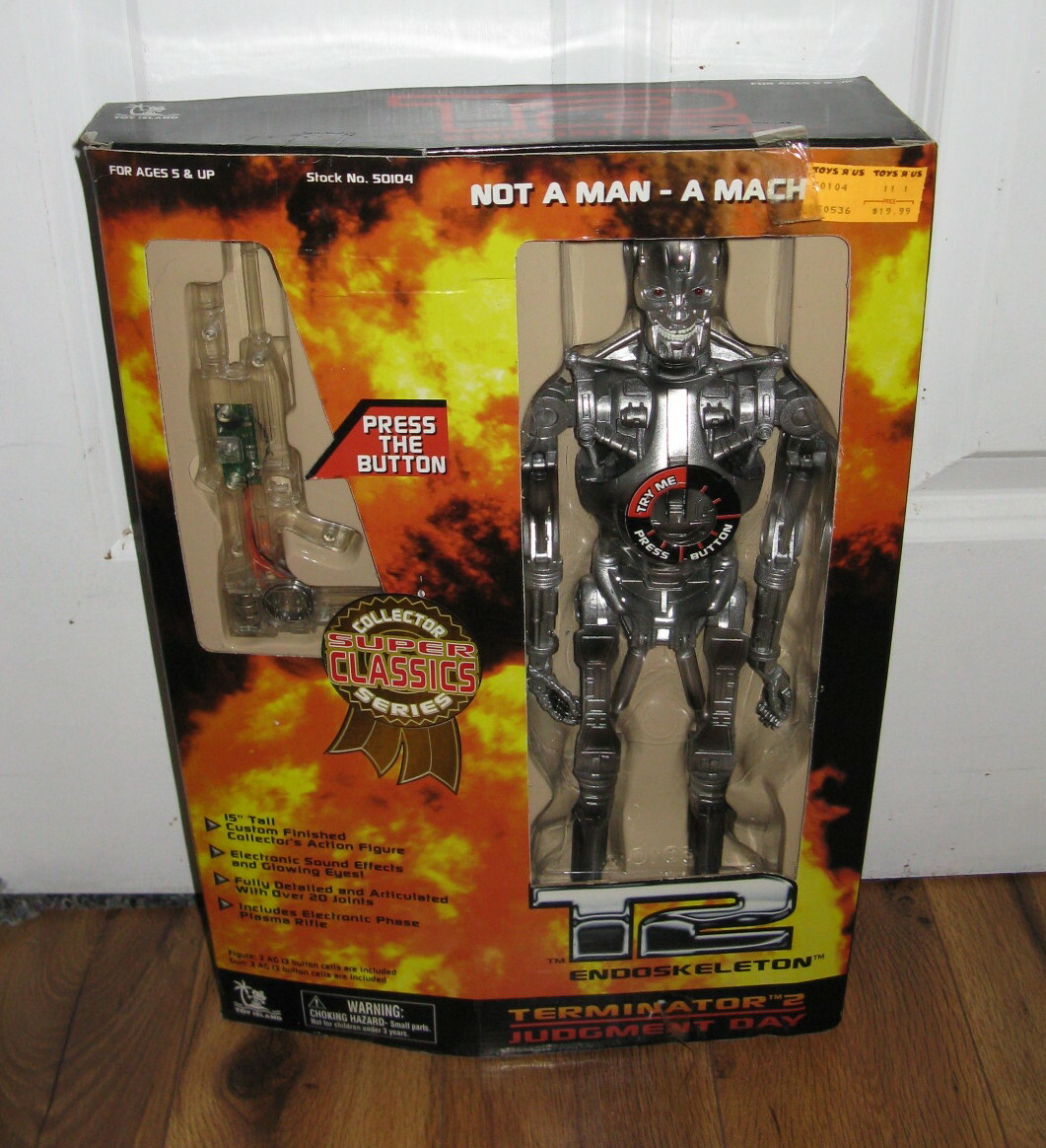 ターミネーター2 フィギュア 1995年 コレクターシリーズ Terminator Two T2 - Judgment Day Endoskeleton Toy Island