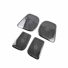 Inner Door Horn Frame Cover Trim 4* Fit For Lexus GX460 2010-2022 Black Titanium