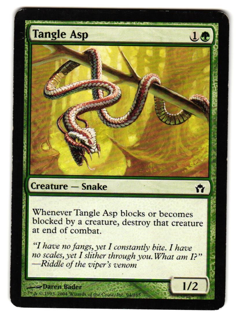 Tangle Asp 94 Common Fifth Dawn Magic: The Gathering Lightly Played