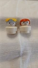 vintage fisher price chunky little people - doctor and nurse