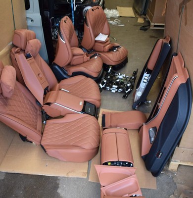 Mercedes w223 S Class seats leather seat single seats interior