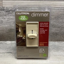 Lutron Skylark Dimmer Switch - Ivory/Marfil - S-600H-IV - SINGLE POLE