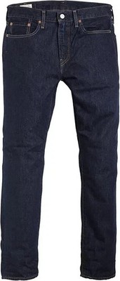 Levis 502 Herren Taper Jeans Designer Denim Regular Hose Navy, Schwarz, Stonewash