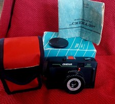 LOMO Smena-35 Vintage 35mm Film Camera Black with Case Manual Lens Cap Box