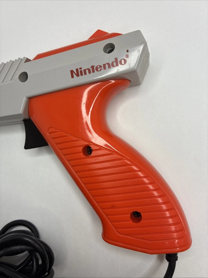Official NES Nintendo Light Gun Zapper Tested/ Works Orange Ships Same Day! - Image 2 of 4
