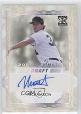 2020 Leaf Ultimate Draft Silver Spectrum 12/15 Nick Garcia #BA-NG2 Auto 3wu