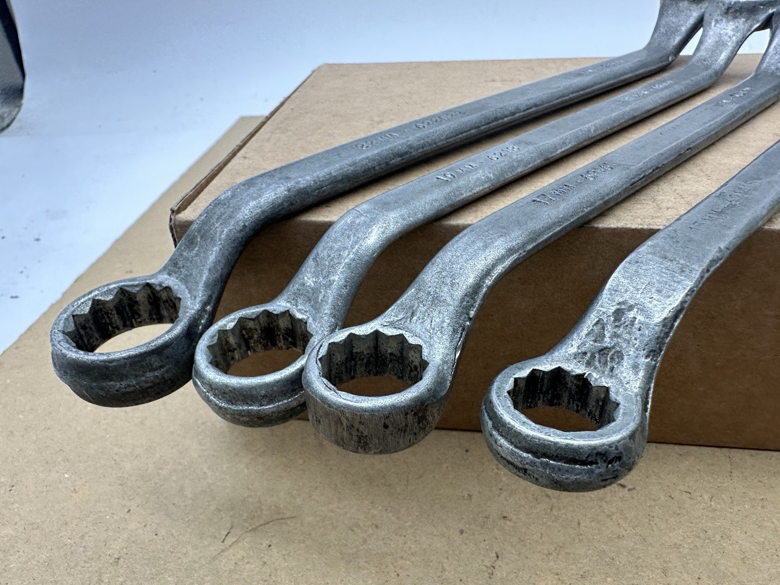 4pc PROTO CHALLENGER TOOLs METRIC OFFSET BOX END WRENCH Set 12 Pt USA 14-20 22mm