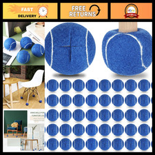 100 Pcs Precut Tennis Balls for Furniture Legs  Desk Protection - Bulk Pack