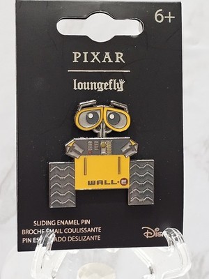 New Wall-e Metal Enamel Pin Pixar Disney Movie Character Robot Anime Family HTF