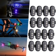 16pcs Wireless Rgb Led Aircraft Strobe Lights With Remote Control For Drone Car
