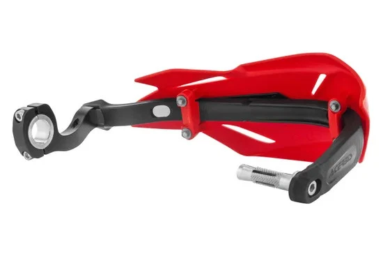 Заводские накладки на руки Acerbis X красно-черные для Honda XR80R 85-03 - Изображение 2 из 4