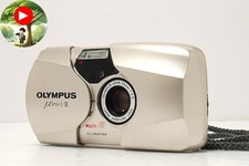 MINT Olympus mju II Silver Point Shoot 35mm Film Camera From JAPAN 0870