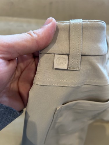 Lululemon ABC Slim Fit Warpstrme Chino Pants Mens Size 32 32x30 Tan Beige - Picture 7 of 8