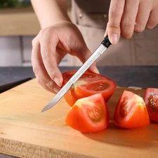 Multipurpose Outdoor Portable Stainless Steel Mini Stick Fruit Knife with Sheath