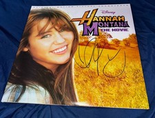 Miley Cyrus Signed Vinyl Album Hannah Montana The Movie With Proof
