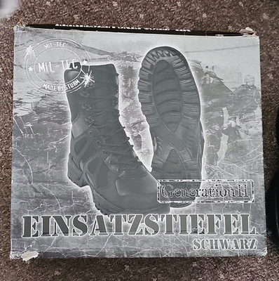 MIL-TEC Einsatzstiefel Generation II Schwarz EU 42 (UK 8/US 9/BW 270)