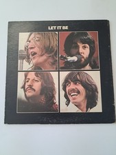 The Bealtes Let It Be Vinyl Album Vintage Record Album First Pressing