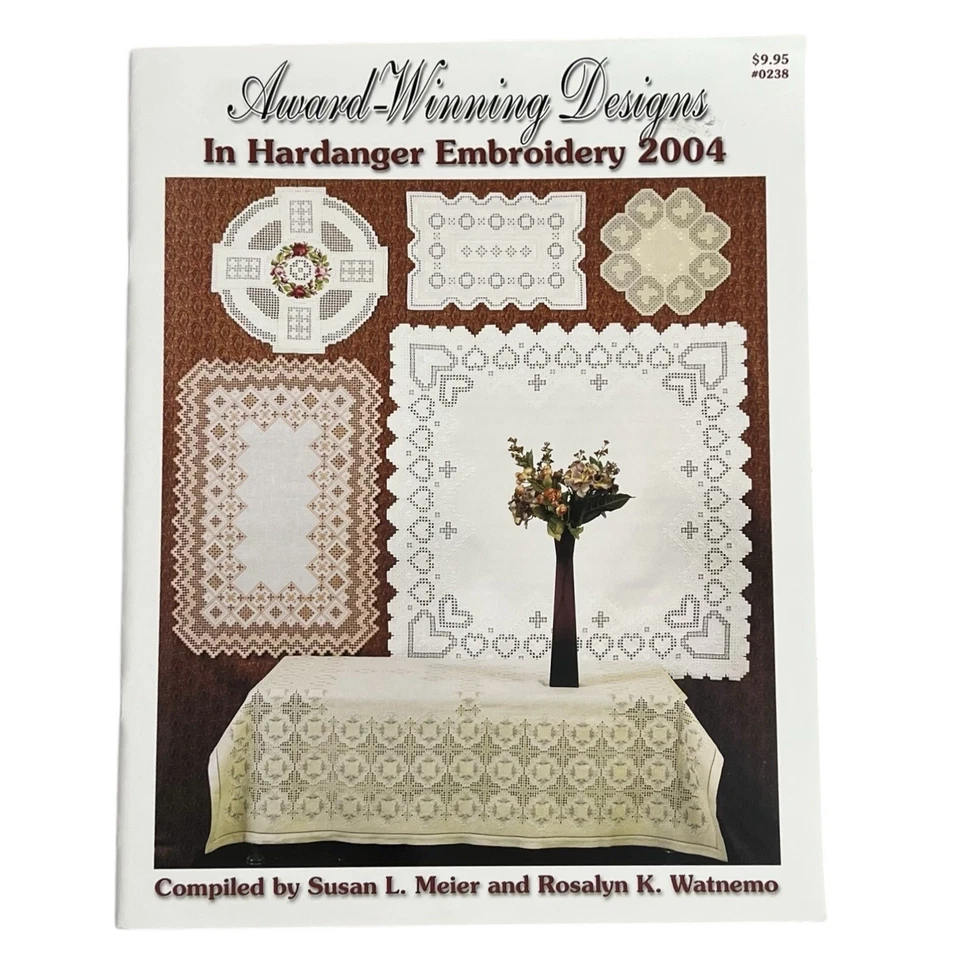 Hardanger Embroidery Vtg Book Lot of 5 Norwegian Needlework Patterns Designs - Image 2 of 4