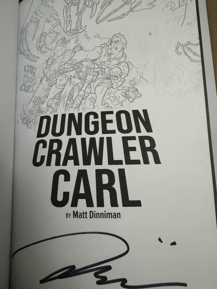 Dungeon Crawler Carl Kickstarter Both Signed and Unsigned Editions Matt