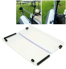 HEAVY DUTY EZGO Marathon Golf Cart Windshield Clear 1986-1994.5 Gas & Electric