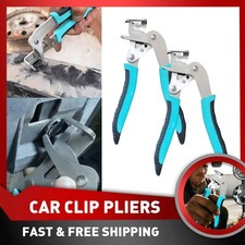 2PCS Clip Pliers Removal Trim Door Panel Fastener Remover Lever Disassembly Tool