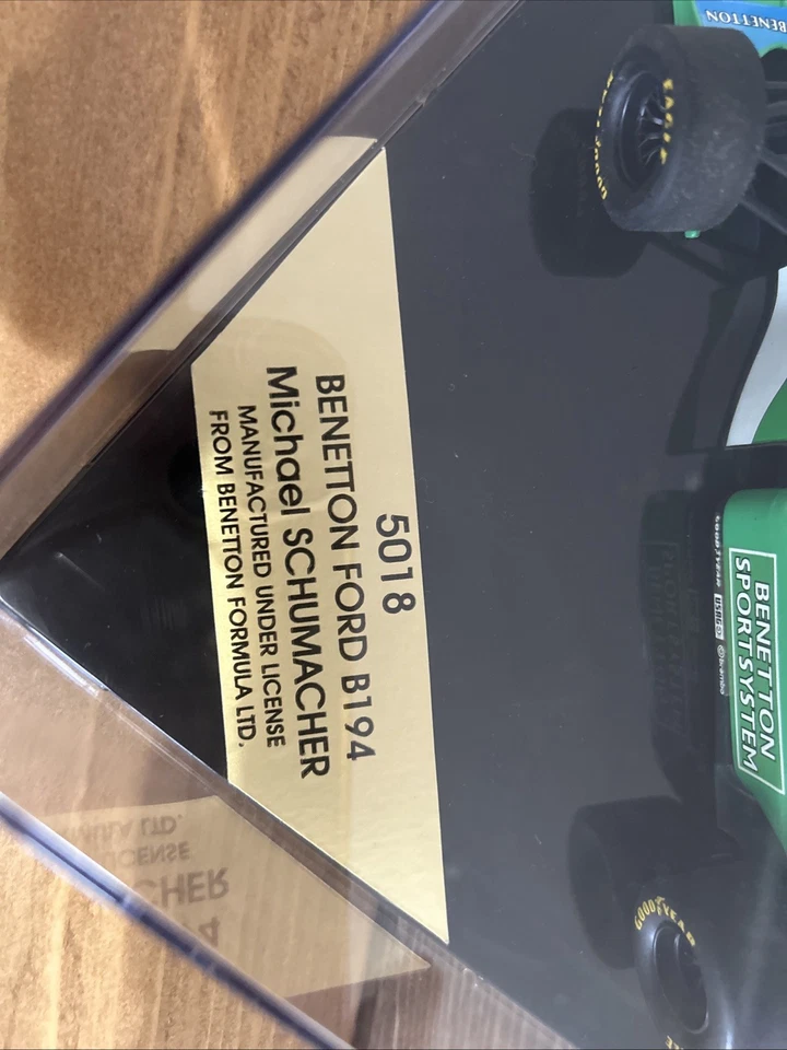 Benetton Ford B194 Schumacher Collection Onyx 1/24  - Immagine 2 di 4