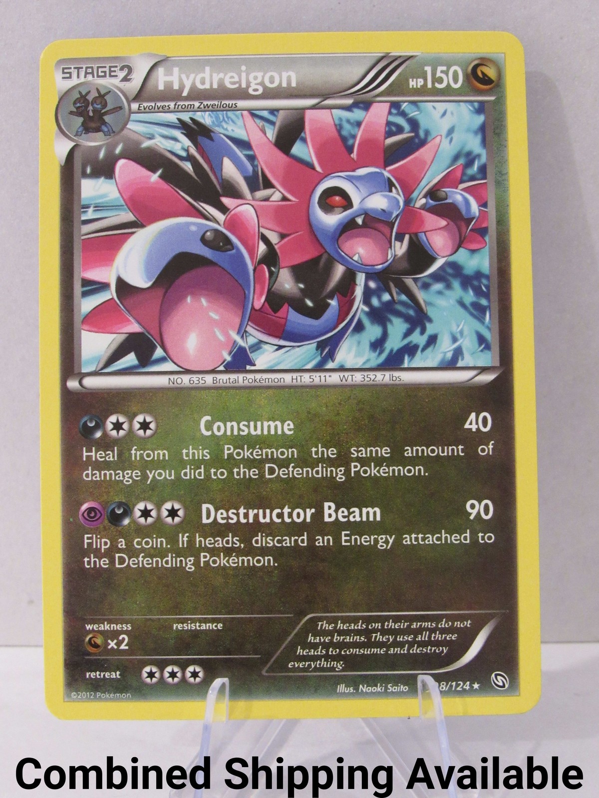 Hydreigon (98) 98/124 Dragons Exalted NM English 12888