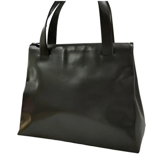 Sac à main fourre tout PRADA gris authentique