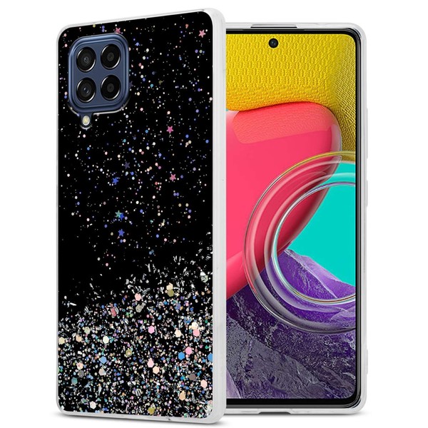 SchutzhüLle FüR Samsung Galaxy M53 5G HüLle TPU Silikon Handy Case Cover Glitter-image