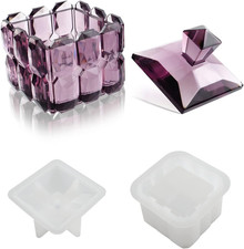 Box Resin Molds,Jewelry Box Molds,Jar Silicone Mold, Trinket Storage Container B