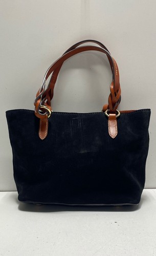 Dooney & Bourke Women's Black Suede Shoulder Bag - Picture 2 of 5