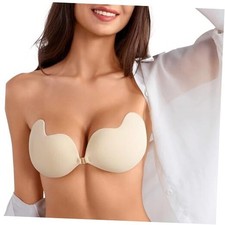 Push Up Strapless Backless Sticky Bra for Women, Invisibledhesive Lift A Hoeny