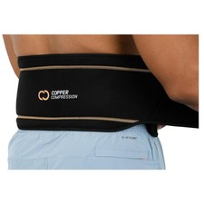 Copper Infused Adjustable Back Brace for Lumbar Support  Pain Relief 36"-42" 