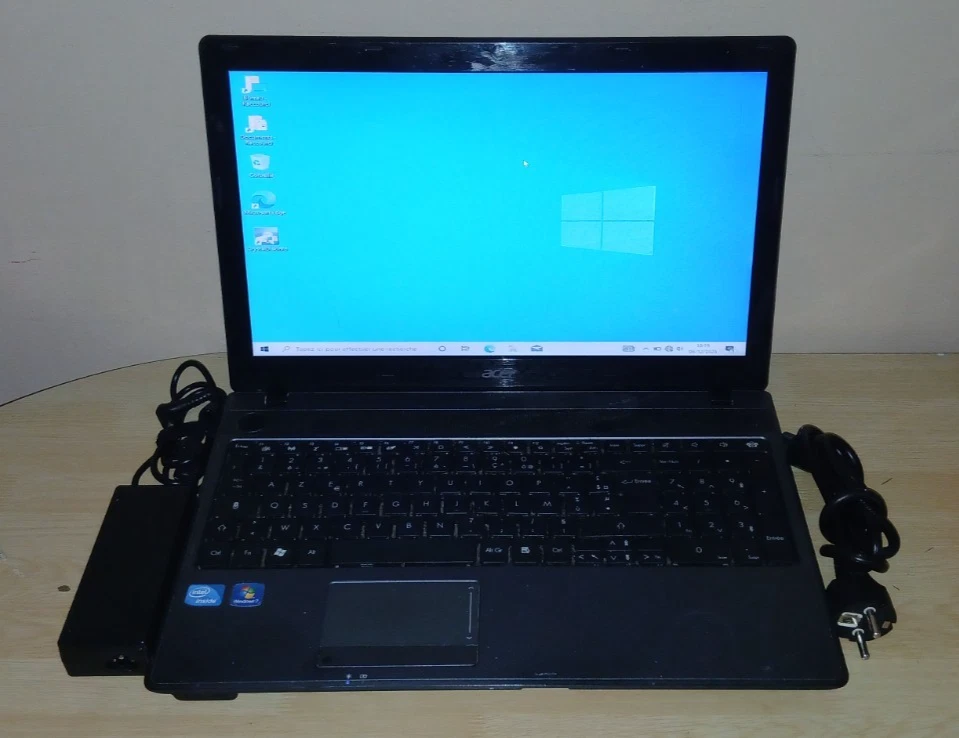 PC PORTABLE ACER ASPIRE 5349 Celeron B815 @ 15" WINDOWS10 SUITE OFFICE CHARGEUR - Photo 2/4