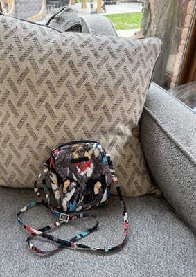 Vera Bradley Quilted Mini Hipster Crossbody Bag In Splash Floral Pattern READ