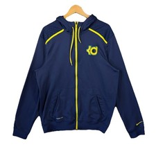 Nike Men's XLT Basketball Blue Hoodie Therma-Fit Kevin Durant 546012