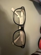 Ray-Ban Junior Kids RB 1555 Black White and Green Frames