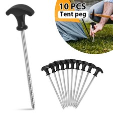 10/20/30X Bivvy Tent Pegs Heavy Duty for Fishing Camping Tent Brolly Umbrella UK